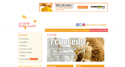 Desktop Screenshot of lasantedanslassiette.com